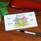Garden Personalized Checkbook Cover